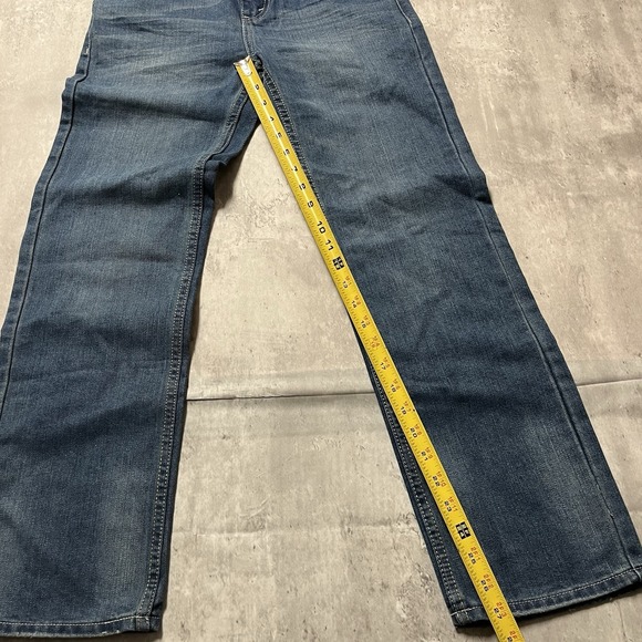 Levis Jeans Student 14Reg 27x29 Medium Wash 505 Regular Straight Leg Denim - Picture 3 of 10